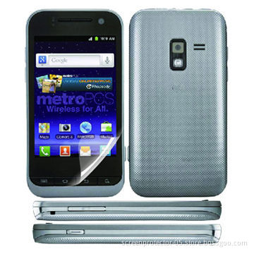HD Crystal Protector for Clear Screens of Samsung Galaxy Attain, Made of Imported PET